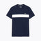 Navy blue / white