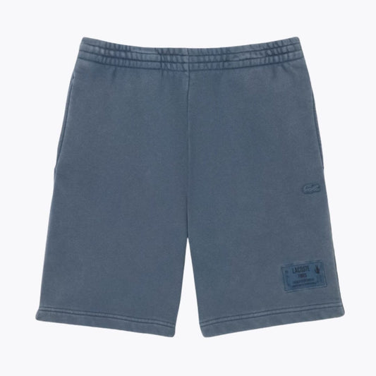 LC Washed Effect Cotton Fleece Shorts LC Washed Effect Cotton Fleece Shorts Minha loja Mineral blue S 