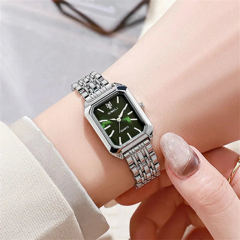 Lightweight Stainless Steel Watch for Women Minha loja 