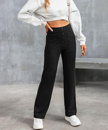 Lily™ | High-Waist Casual Pants women pants Minha loja 