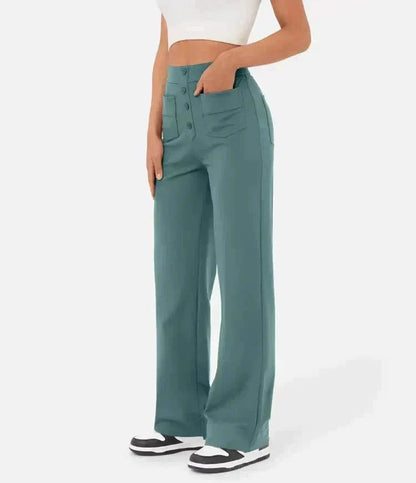 Lily™ | High-Waist Casual Pants women pants Minha loja 