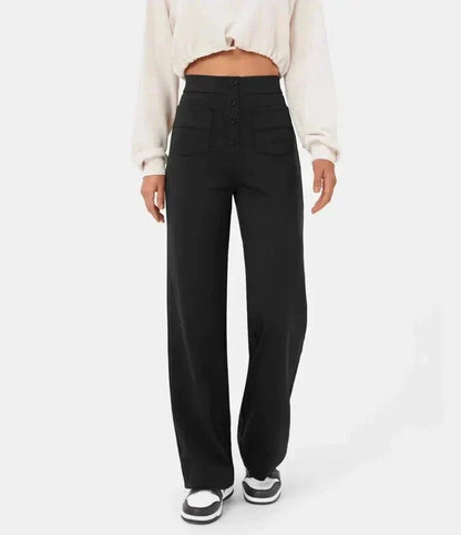 Lily™ | High-Waist Casual Pants women pants Minha loja 