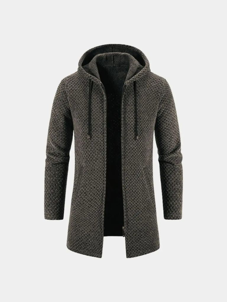 Lugano Knitted Hooded Winter Coat - Cross and Crown