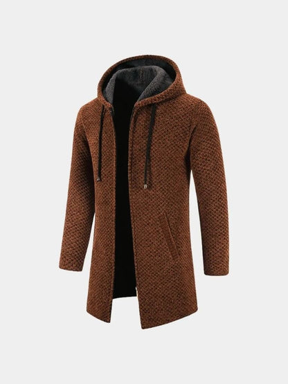 Lugano Knitted Hooded Winter Coat - Cross and Crown