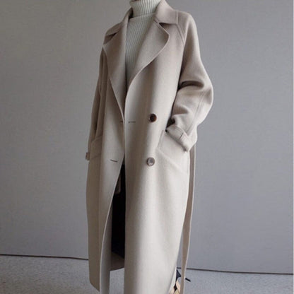 Luxora | Luxe Wool Trench Minha loja BEIGE S 