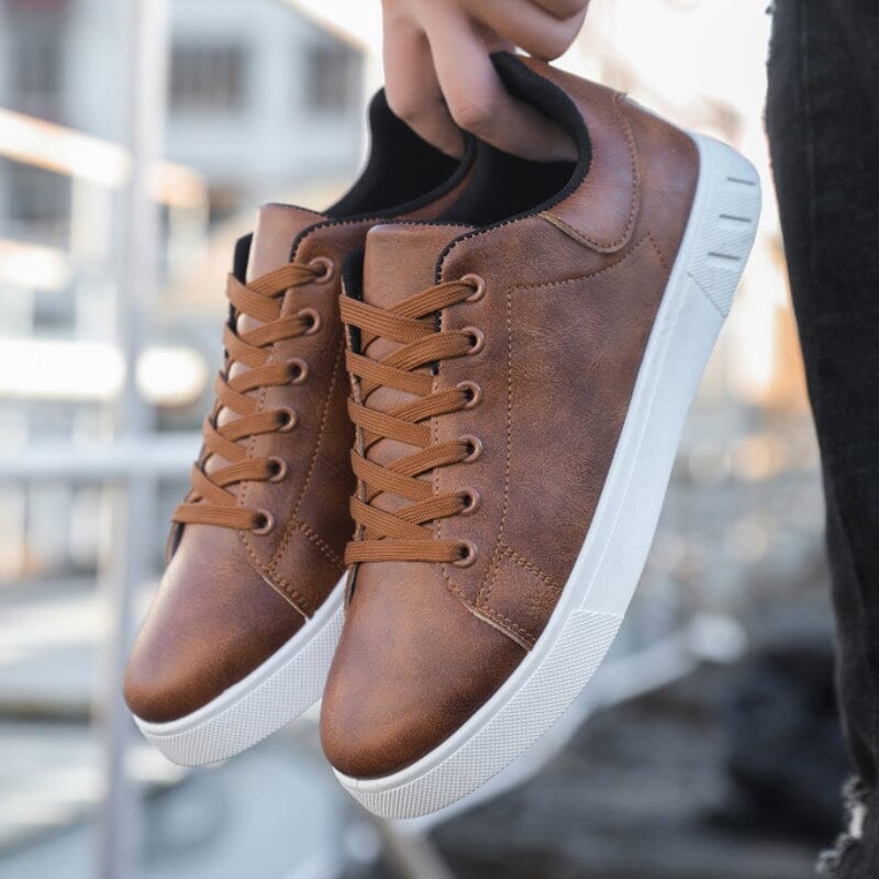 Mercer Leather Sneakers Minha loja 