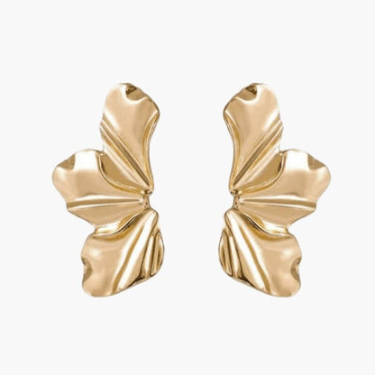 My half Earrings Minha loja gold 