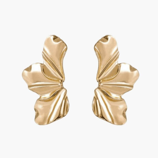 My half Earrings Minha loja gold 