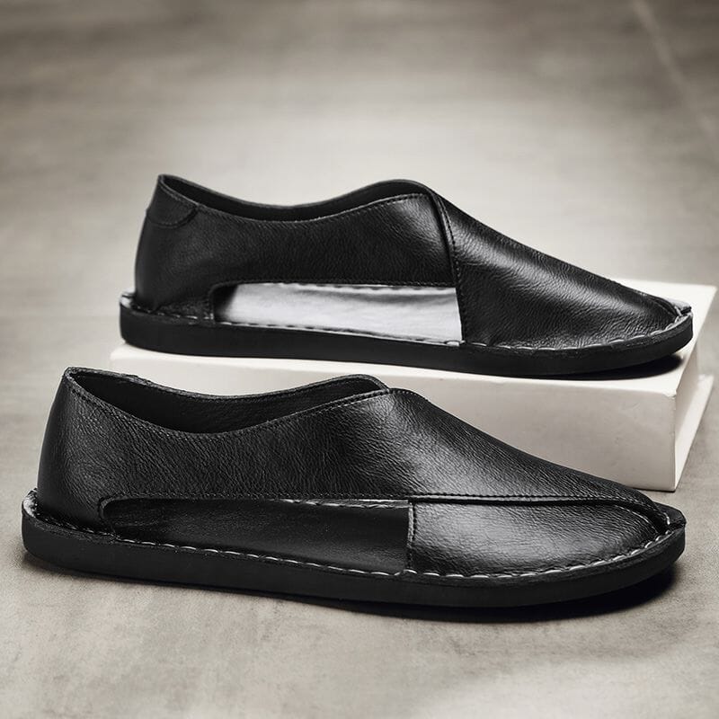 Navarro Leather Sandals Minha loja 