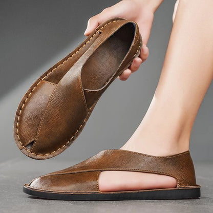 Navarro Leather Sandals Minha loja 