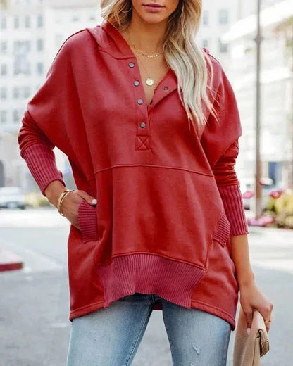 Olivia | Cozy Hoodie Coat and Jacket Minha loja Red S 