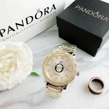 P A N D O R A Wristwatch Glamour Minha loja Gold 