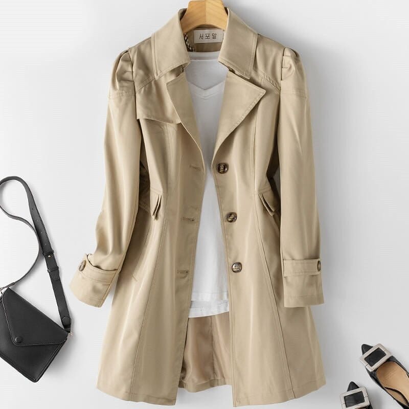 Payal™ | Stylish Overcoat coat Minha loja Khaki 3XL 