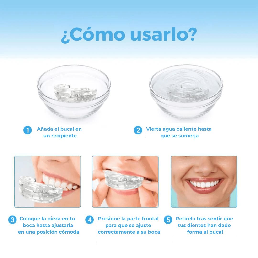 Placa Bucal Antirronquidos y Bruxismo - DORMIPRO™