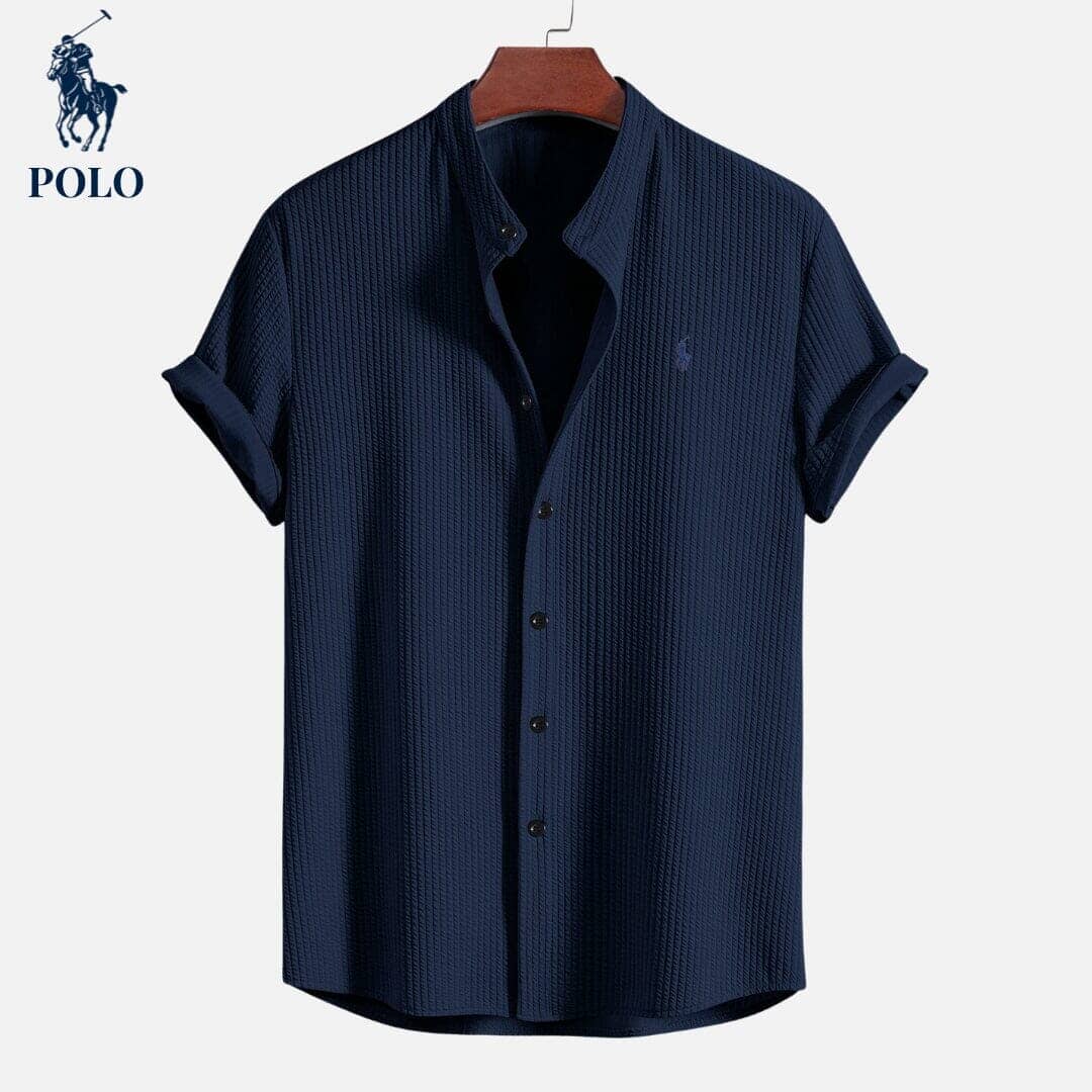 Polo Hampton Collar Shirt Minha loja Dark Blue S 