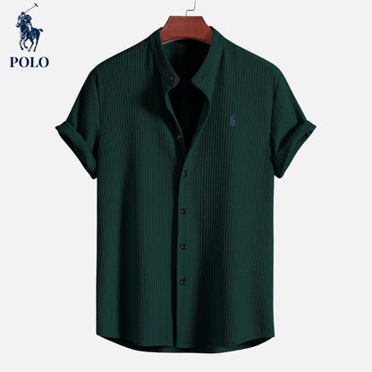 Polo Hampton Collar Shirt Minha loja Dark Green S 