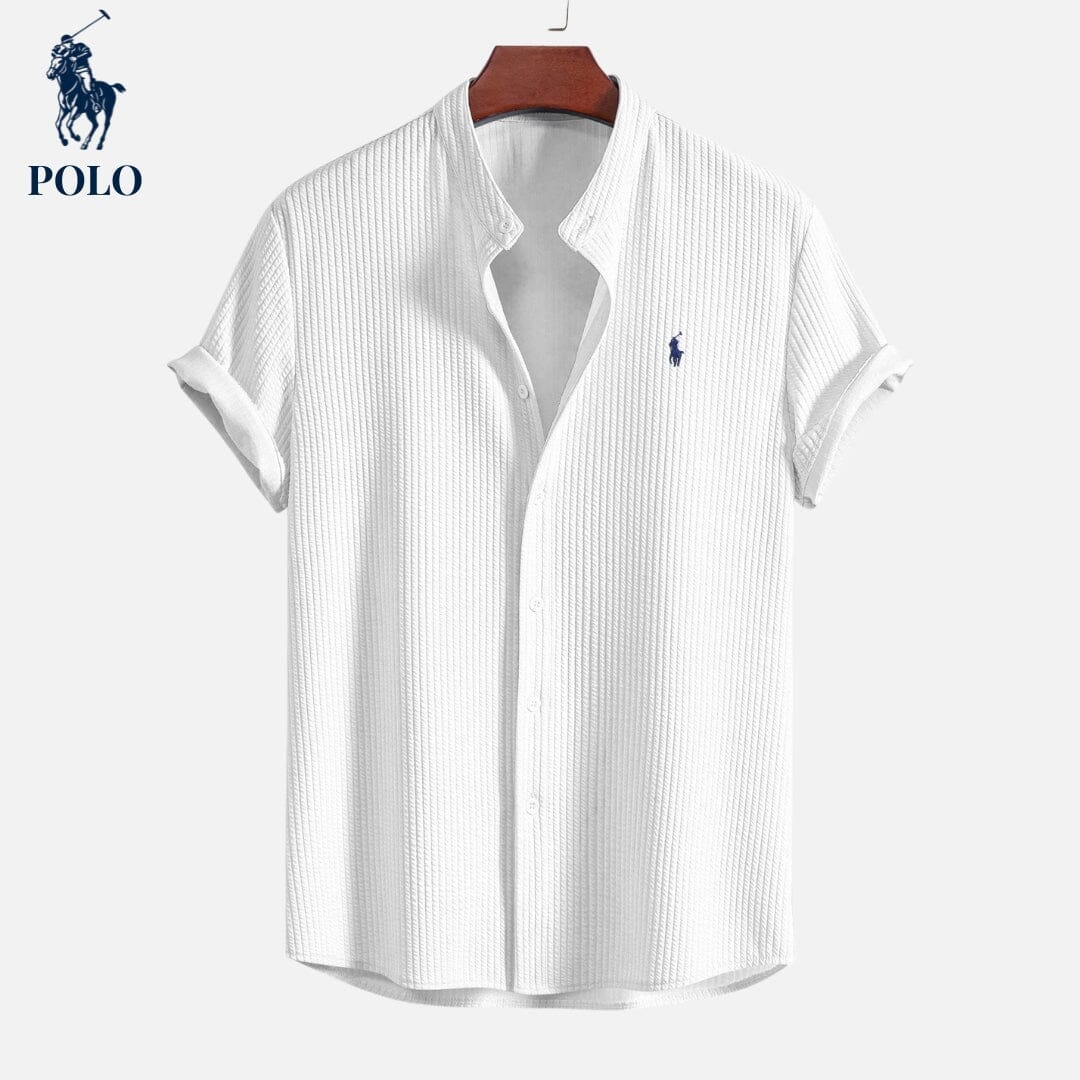 Polo Hampton Collar Shirt Minha loja White S 