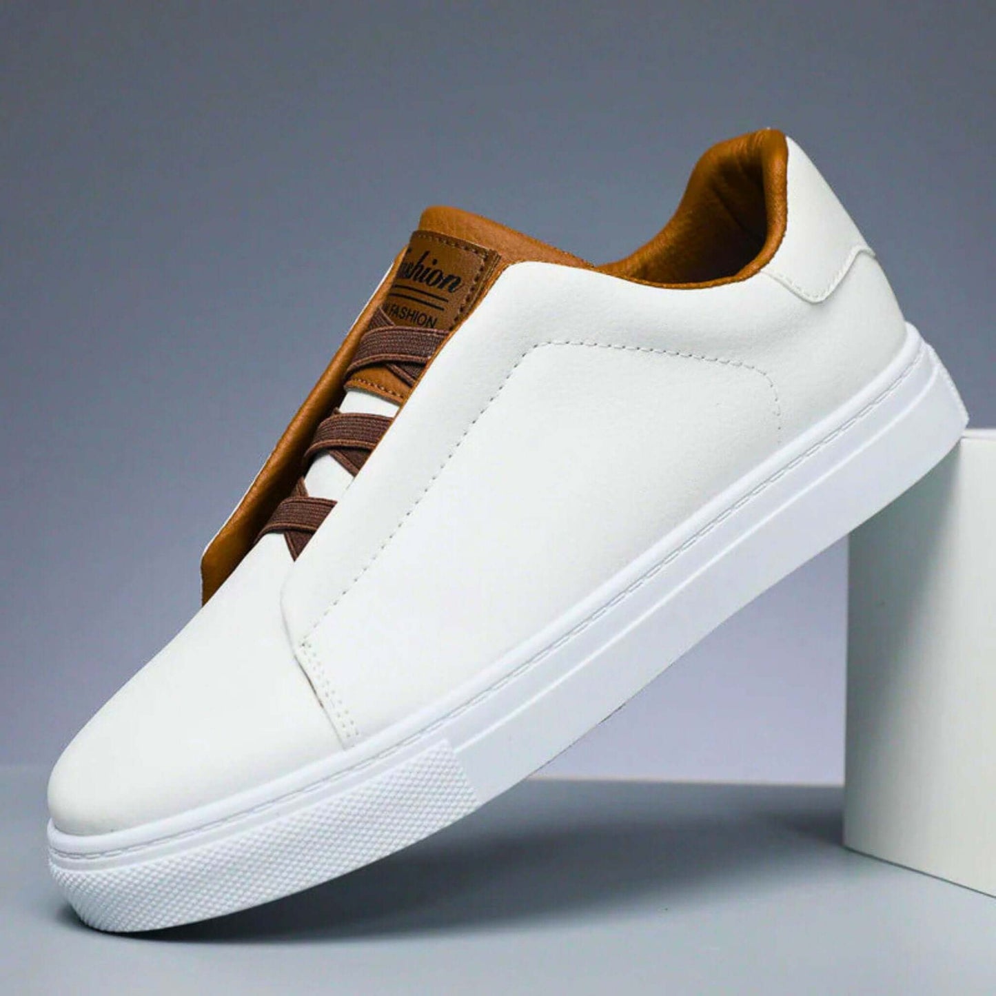 Porto Leather Sneakers Minha loja Ivory Essence US 4 