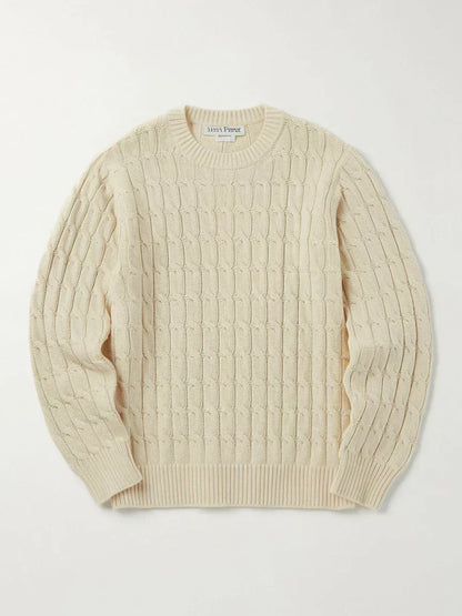 Jersey de punto trenzado Old Money