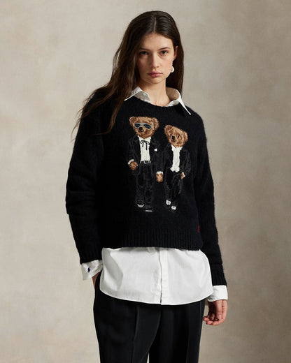 L.R The Ralph & Ricky Tuxedo Bear Sweater