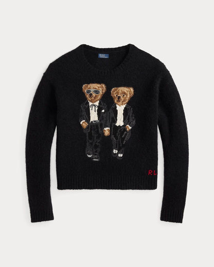 L.R The Ralph & Ricky Tuxedo Bear Sweater