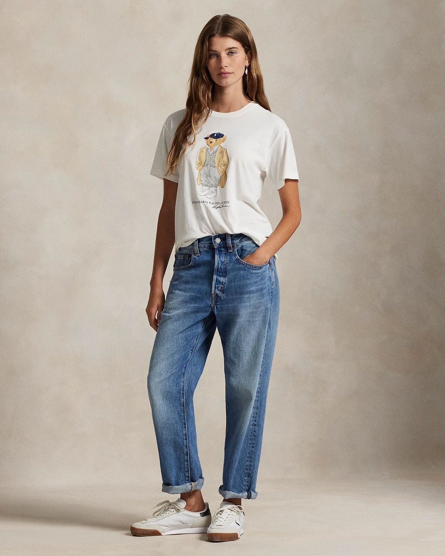 L.R Polo Bear Cotton Jersey T-Shirt