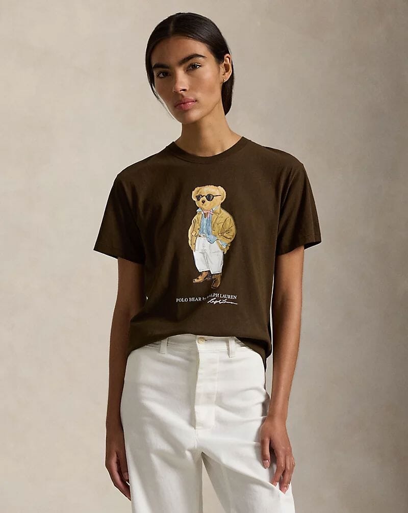 L.R Polo Bear Cotton Jersey T-Shirt