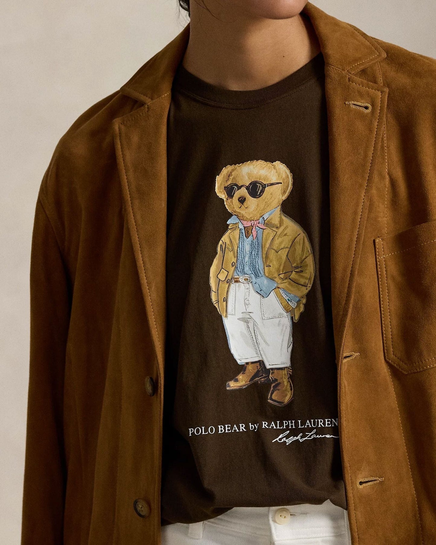 L.R Polo Bear Cotton Jersey T-Shirt