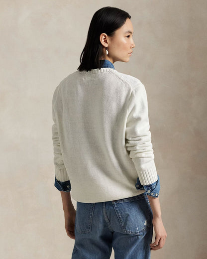 L.R Polo Bear Cotton-Linen Sweater