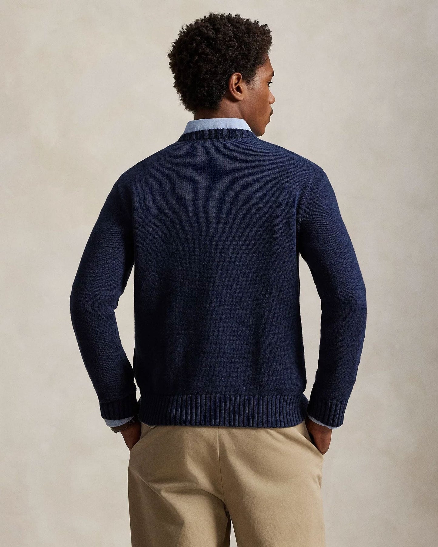 L.R Polo Bear Cotton-Linen Sweater