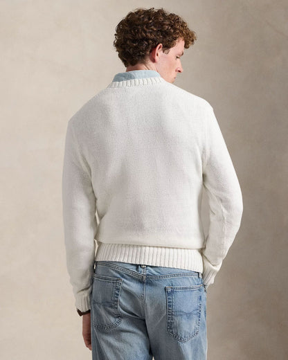 L.R Polo Bear Cotton-Linen Sweater