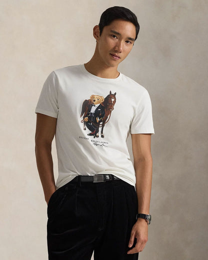 L.R Polo Bear Cotton T-Shirt