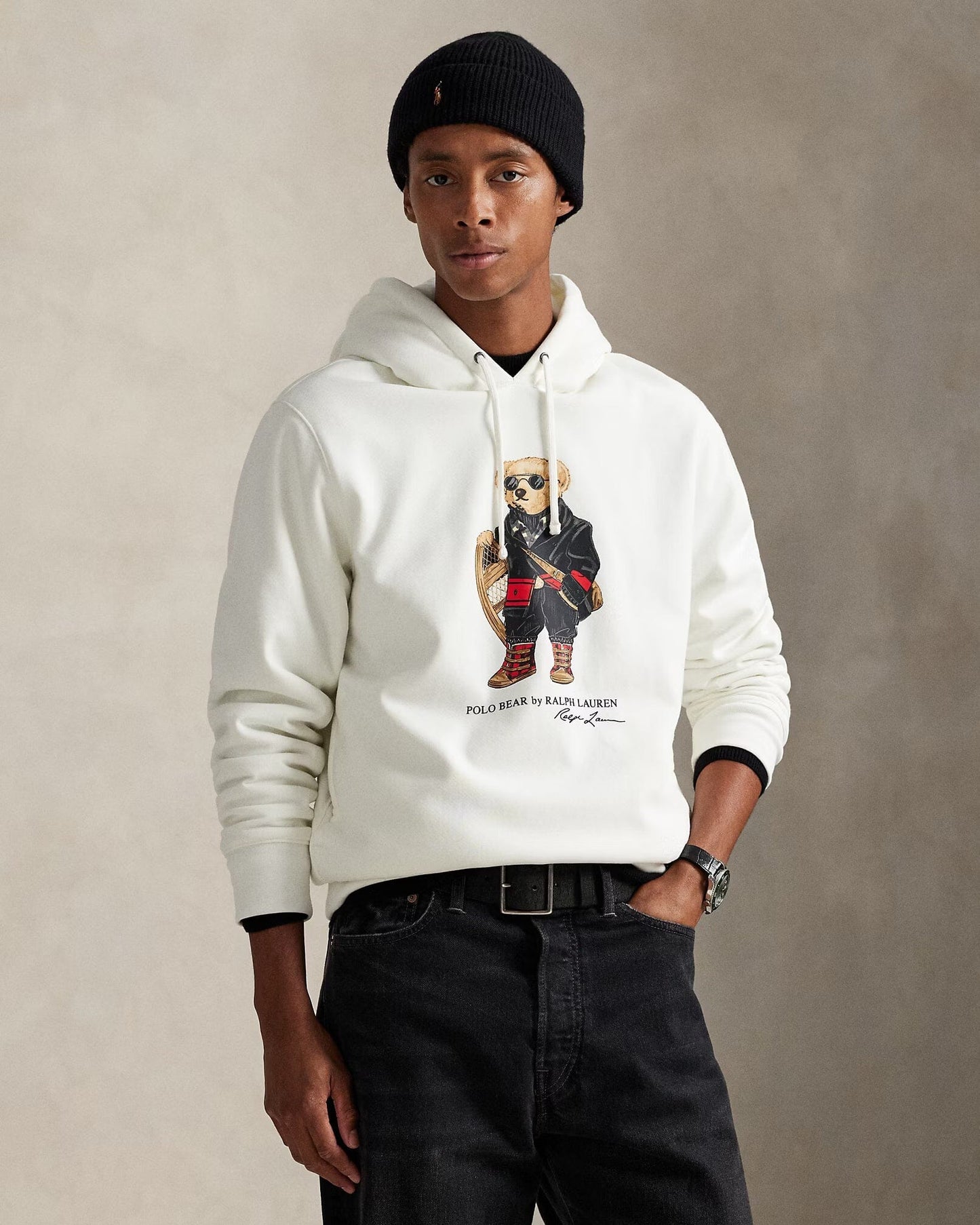 L.R Polo Bear Fleece Hoodie