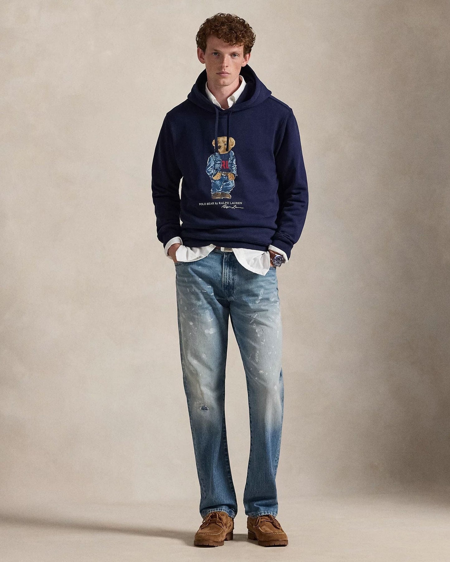 L.R Polo Bear Fleece Hoodie