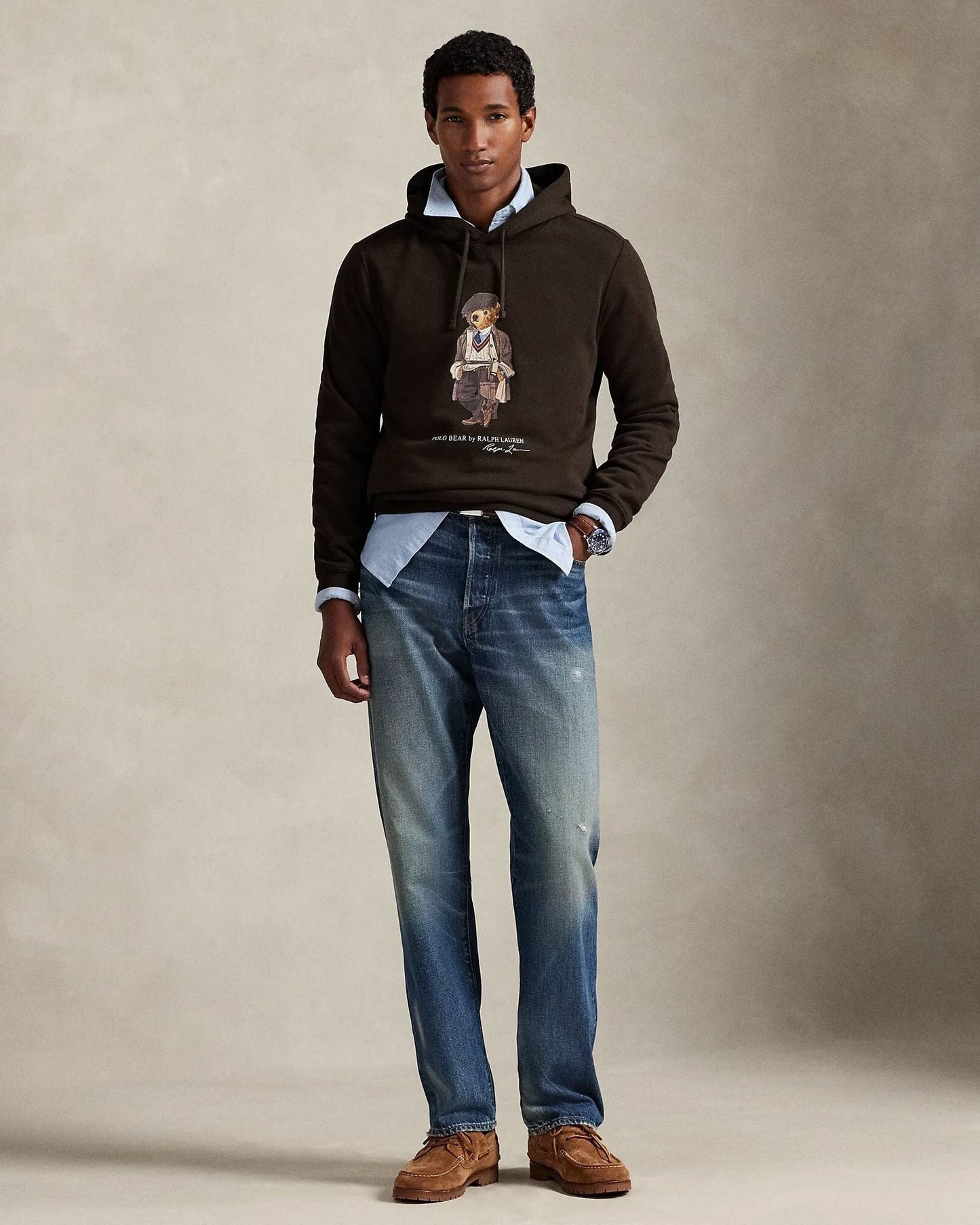 L.R Polo Bear Fleece Hoodie