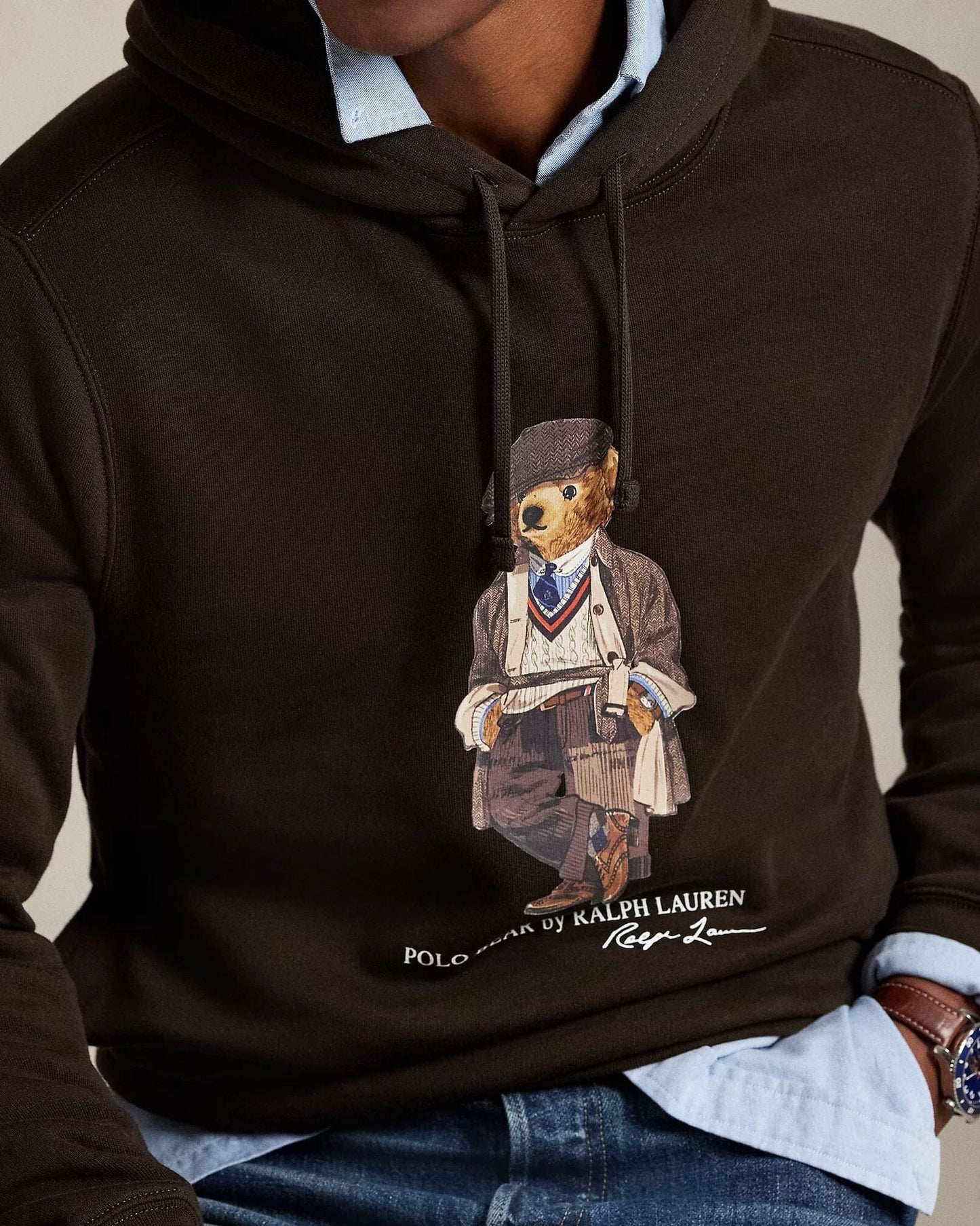 L.R Polo Bear Fleece Hoodie