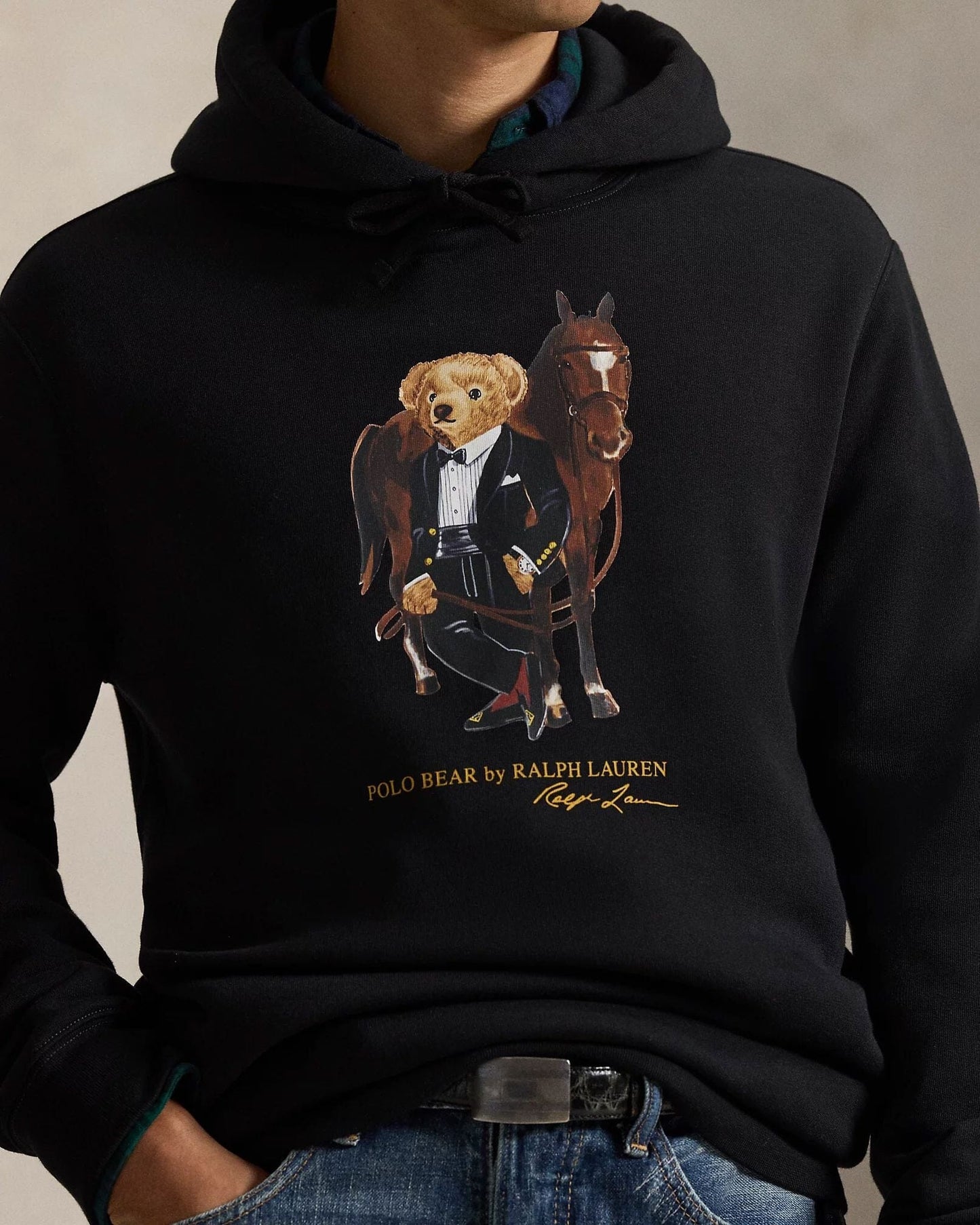 L.R Polo Bear Fleece Hoodie