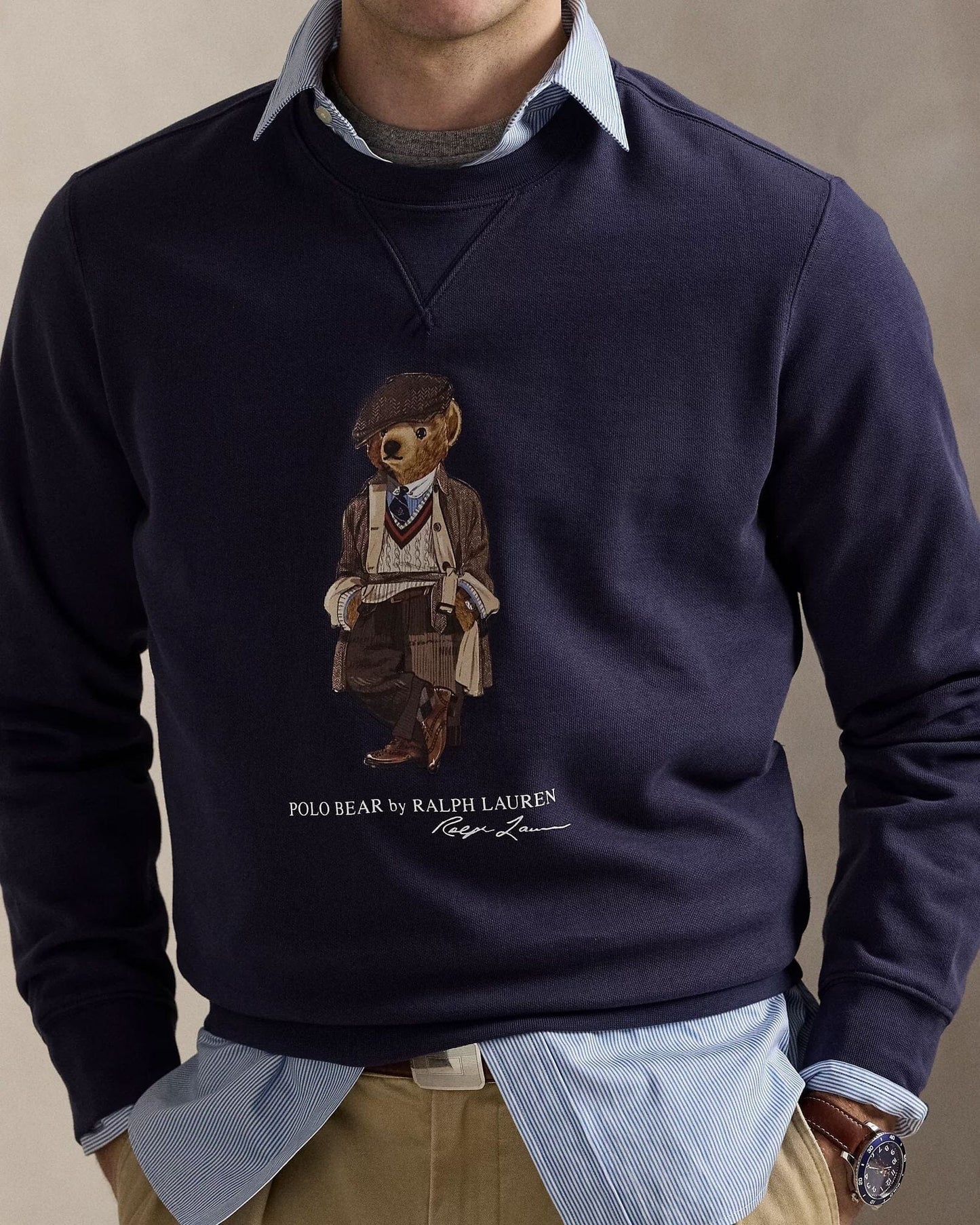 L.R Polo Bear Fleece Sweatshirt