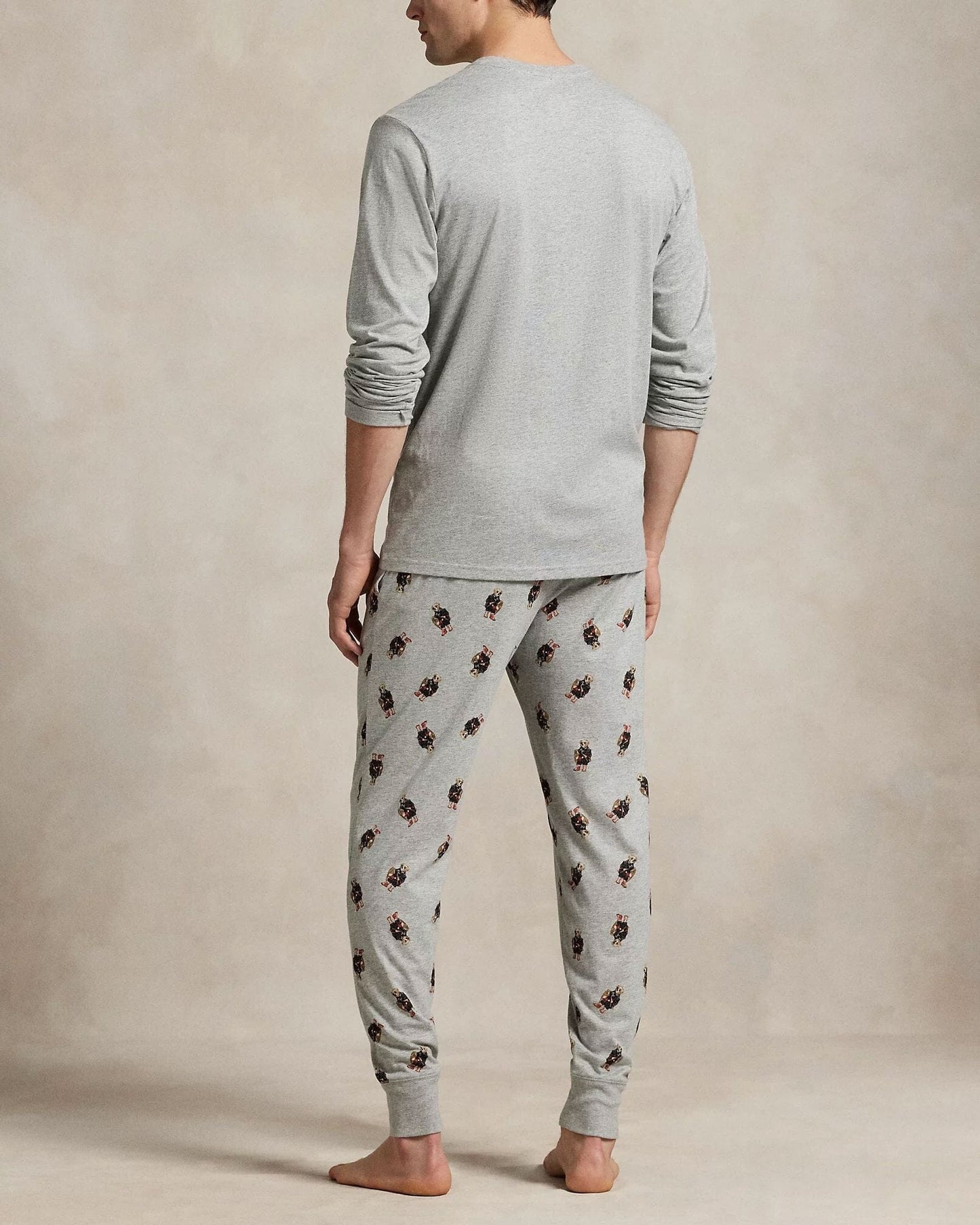 L.R Polo Bear Jersey Pajama Set