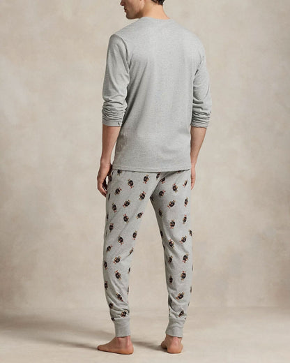 L.R Polo Bear Jersey Pajama Set