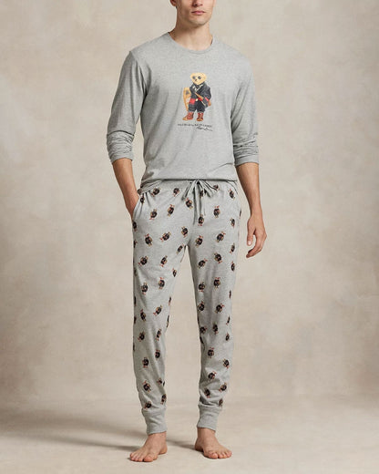 L.R Polo Bear Jersey Pajama Set