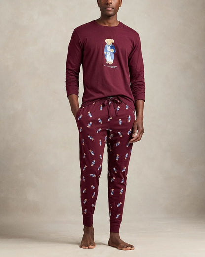L.R Polo Bear Jersey Pajama Set