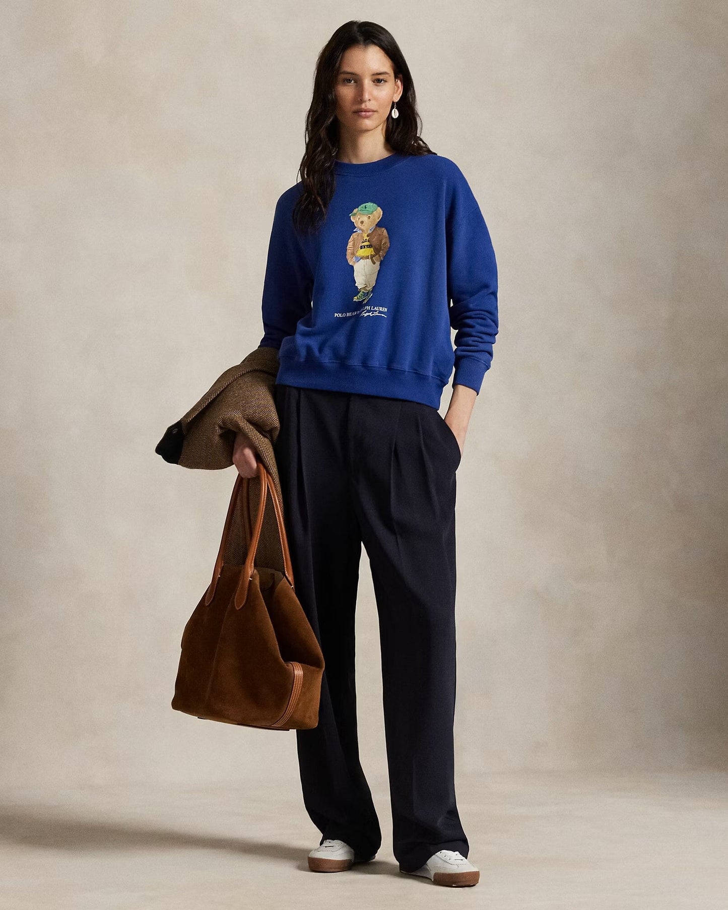 L.R Polo Bear Lightweight Fleece Crewneck