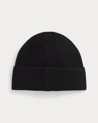 L.R Polo Bear Rib-Knit Beanie