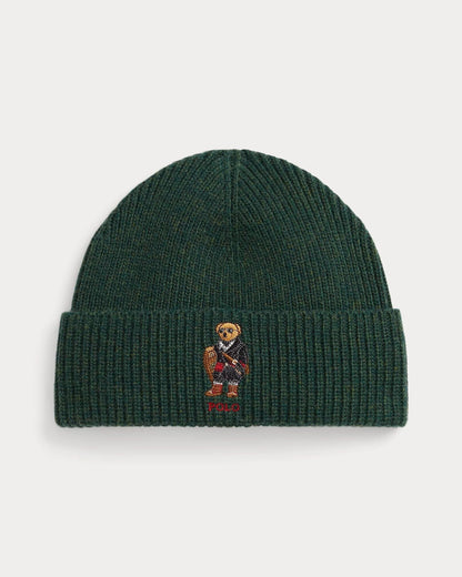 L.R Polo Bear Rib-Knit Beanie