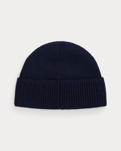 L.R Polo Bear Rib-Knit Beanie