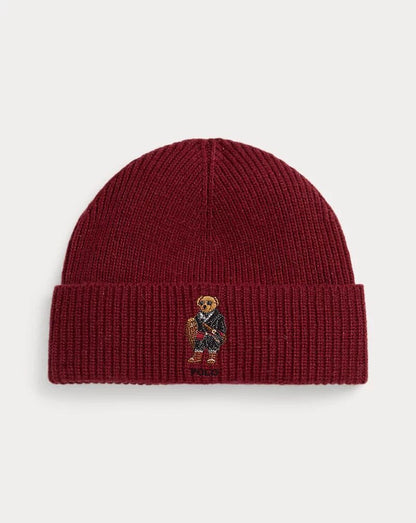 L.R Polo Bear Rib-Knit Beanie