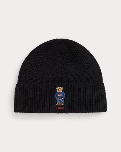 L.R Polo Bear Rib-Knit Beanie
