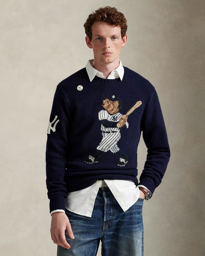 L.R Polo Bear Yankees Sweater