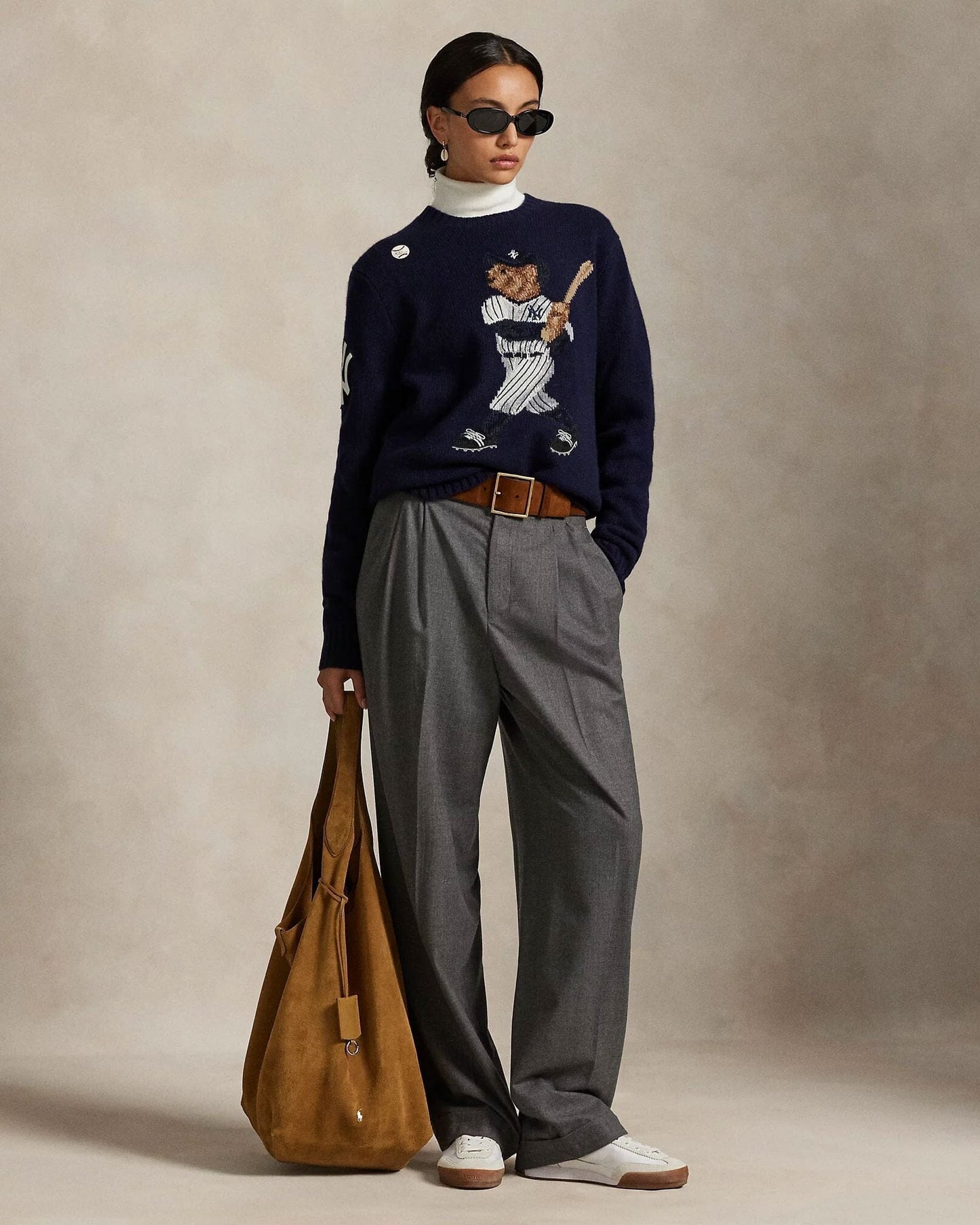 L.R Polo Bear Yankees Sweater